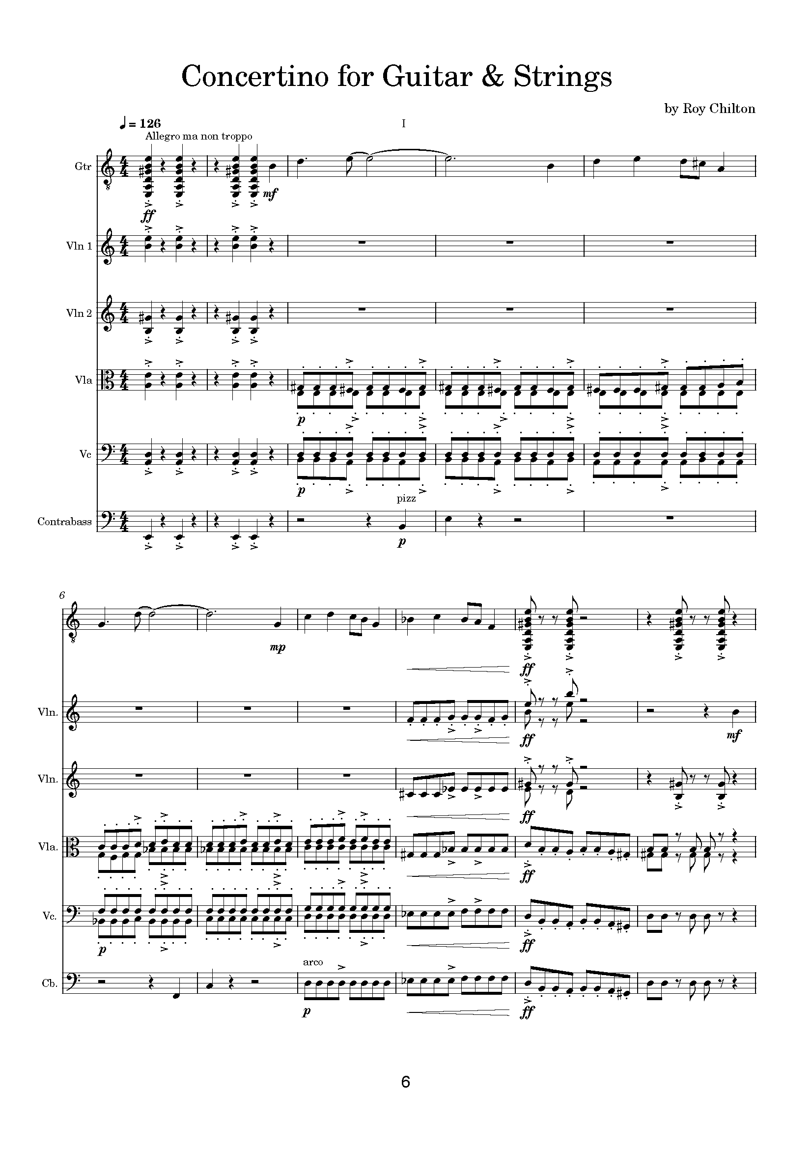 Concertino for Guitar & Strings - Image 2